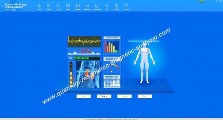 how to use the Quantum Resonance Magnetic Analyzer version software Indonesian 4.0.0 8