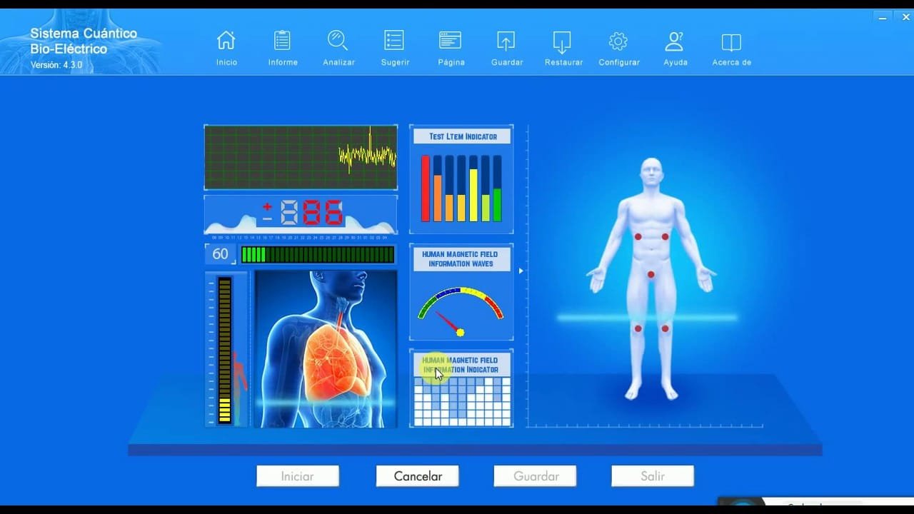 Quantum Magnetic Resonance Body Analyser 