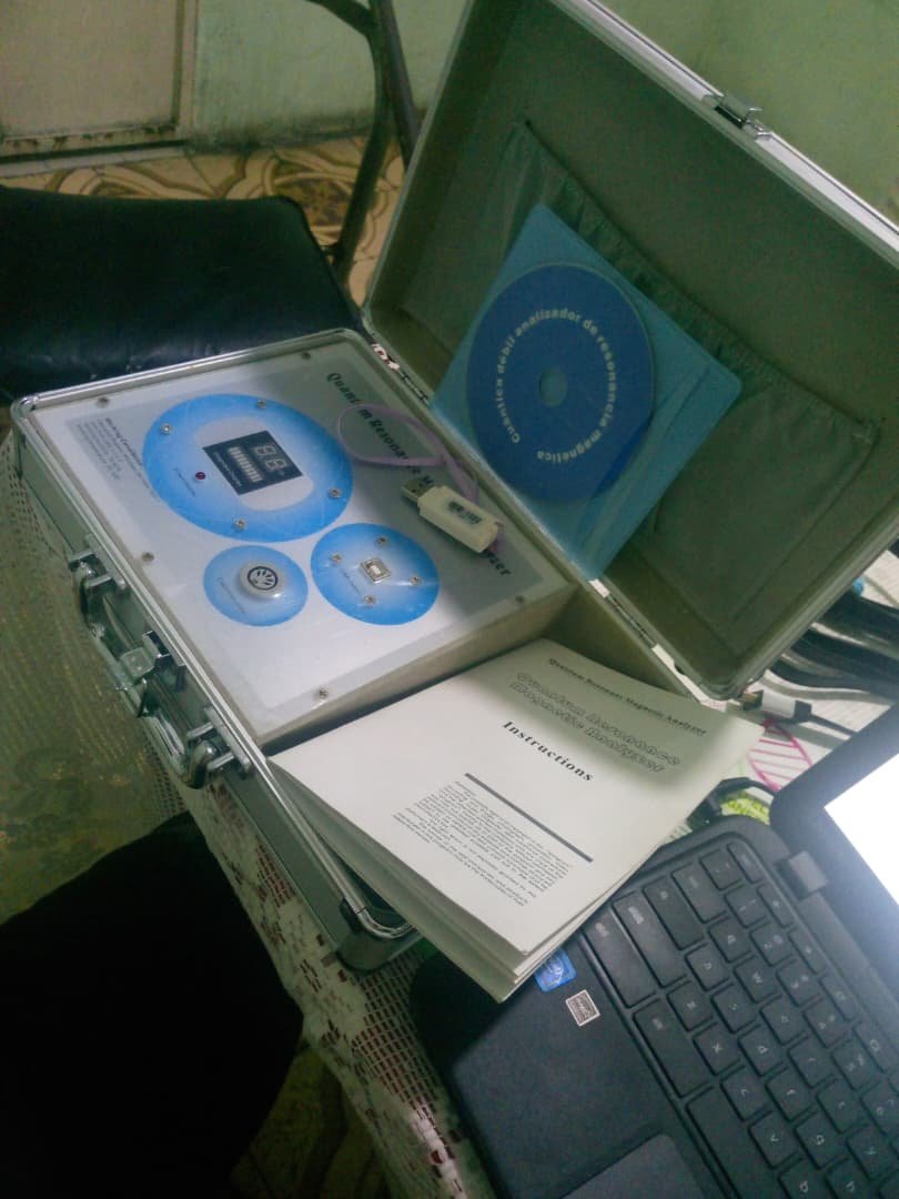 Quantum Resonance Magnetic Analyzer