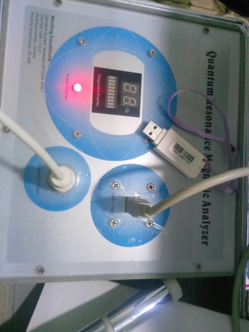 Quantum Resonance Magnetic Analyzer