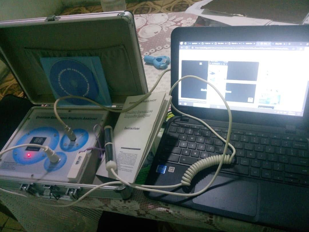 Quantum Resonance Magnetic Analyzer