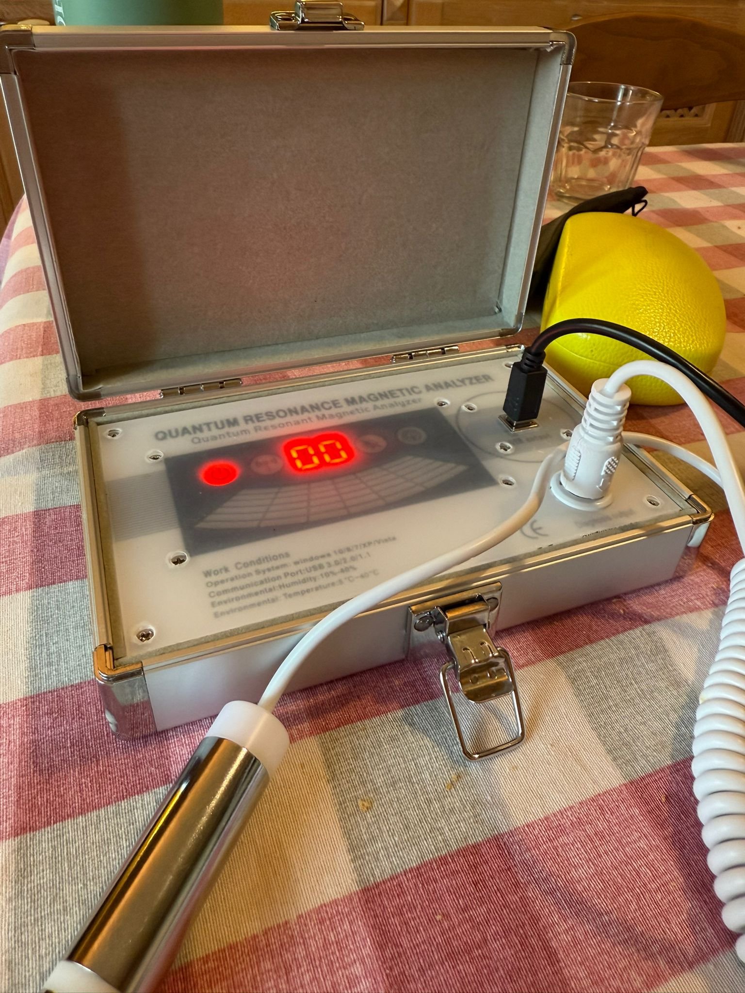 Quantum Magnetic Resonance Body Analyzer