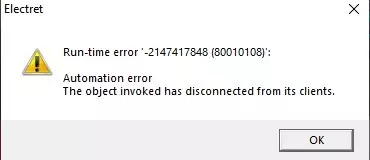 Quantum Resonance Magnetic Analyzer Software Run-time error′-2147417848(80010108) 2 Quantum Resonance Magnetic Analyzer Software Run-time error′-2147417848(80010108)