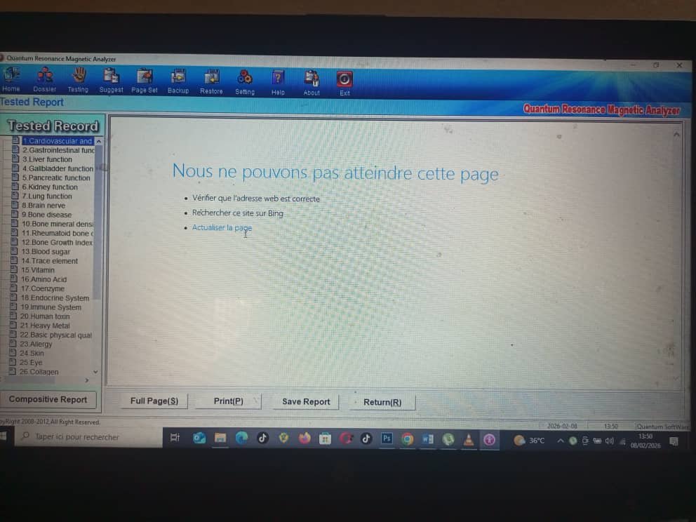 2026-3-4 Burkina Faso OLIVIER GÉNÉRAL : quantum analyzer Can not find your Encryption Lock,please insert into!